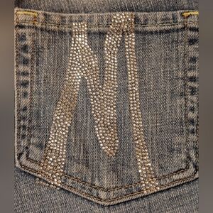 Vintage Guess® Marciano Embellished 3/4 Jeans